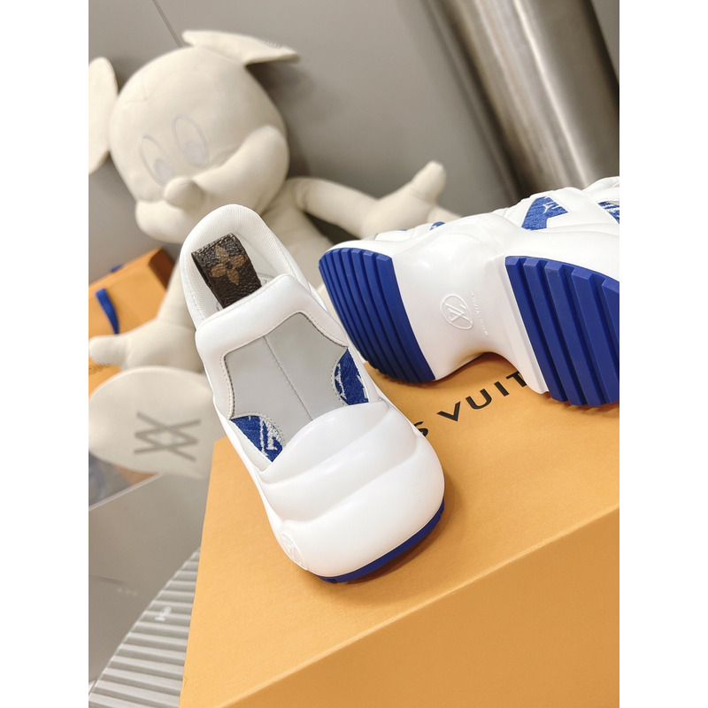 l**is V*t*n lv archlight trainers blue monogram