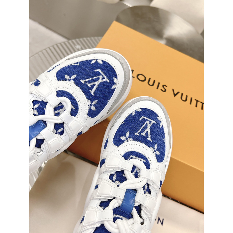 l**is V*t*n lv archlight trainers blue monogram