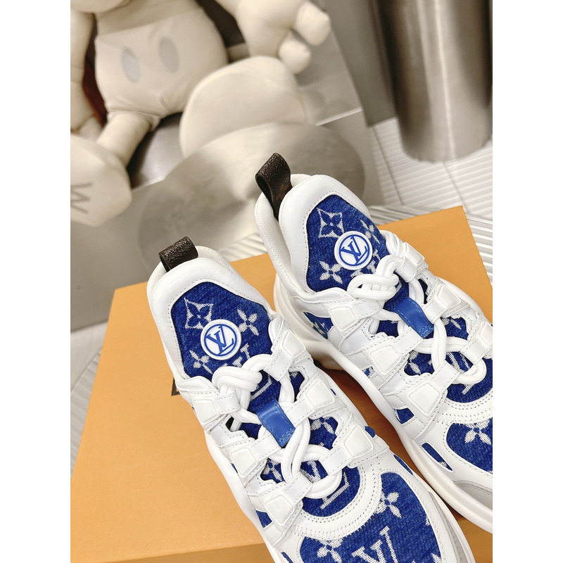 l**is V*t*n lv archlight trainers blue monogram