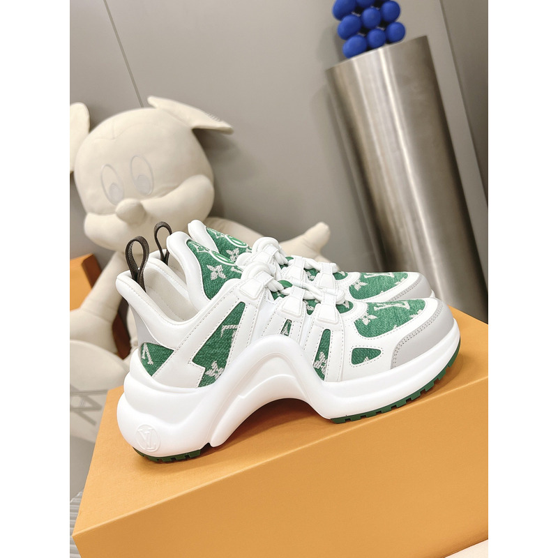 l**is V*t*n lv archlight trainers green monogram