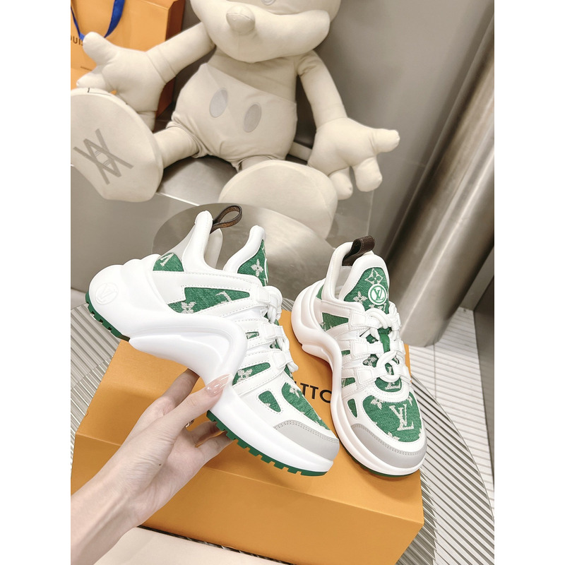 l**is V*t*n lv archlight trainers green monogram