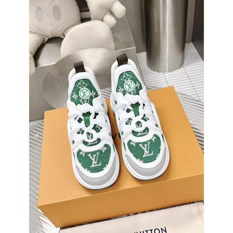 l**is V*t*n lv archlight trainers green monogram