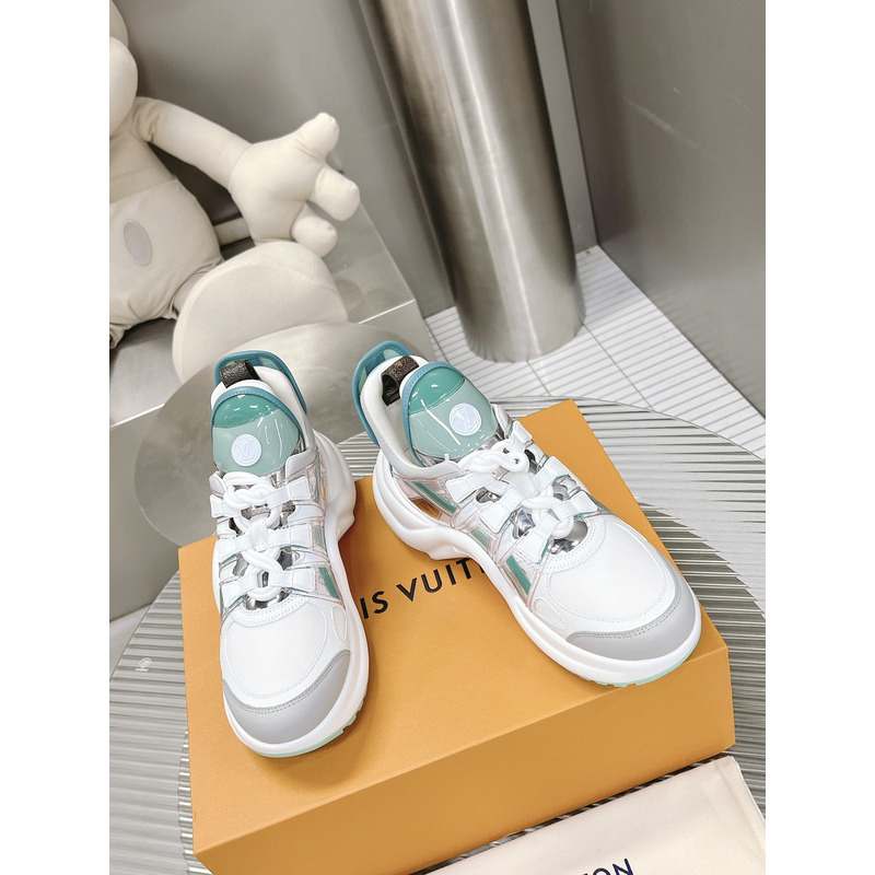 l**is V*t*n lv archlight trainers white/silver