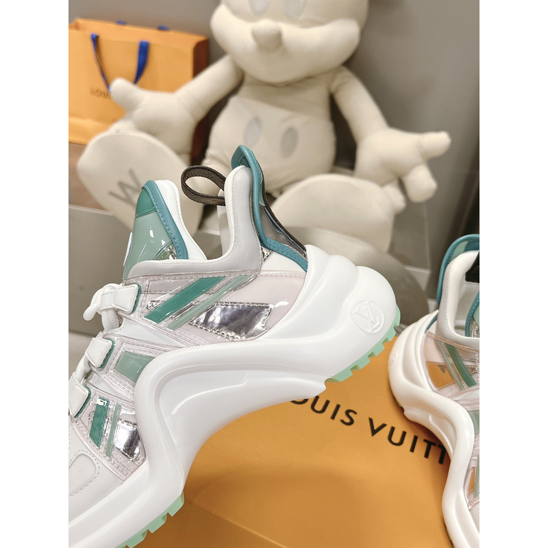 l**is V*t*n lv archlight trainers white/silver