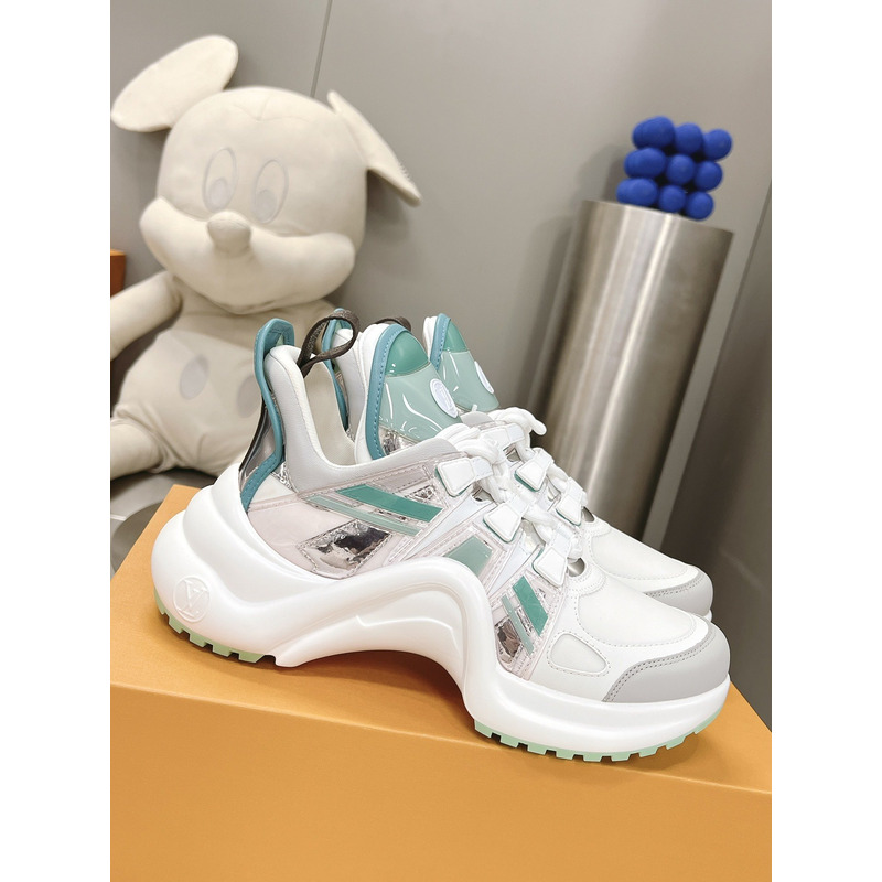 l**is V*t*n lv archlight trainers white/silver