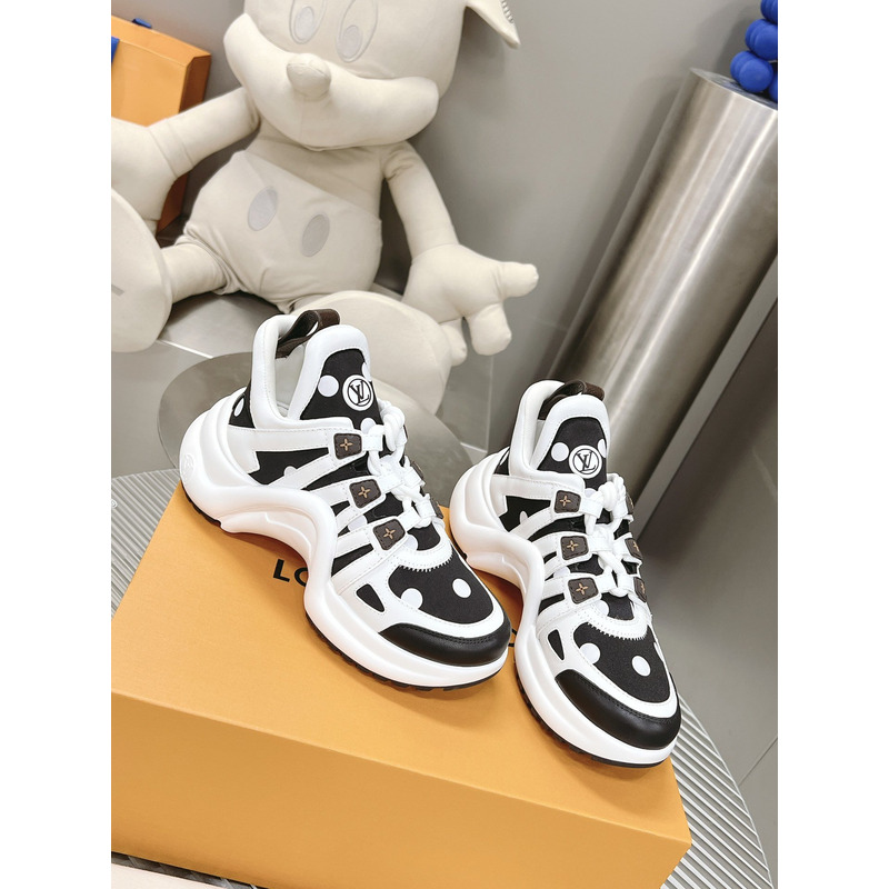 l**is V*t*n lv archlight trainers black/white