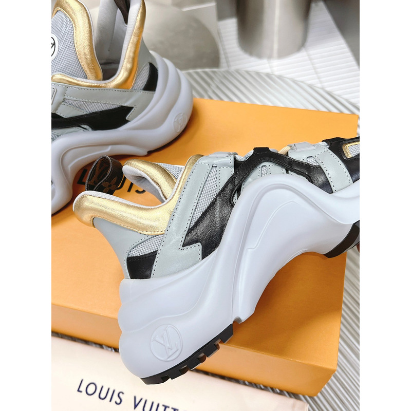 l**is V*t*n lv archlight trainers gray/black/gold