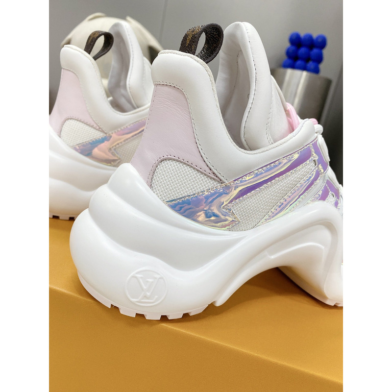 l**is V*t*n lv archlight trainers white/pink