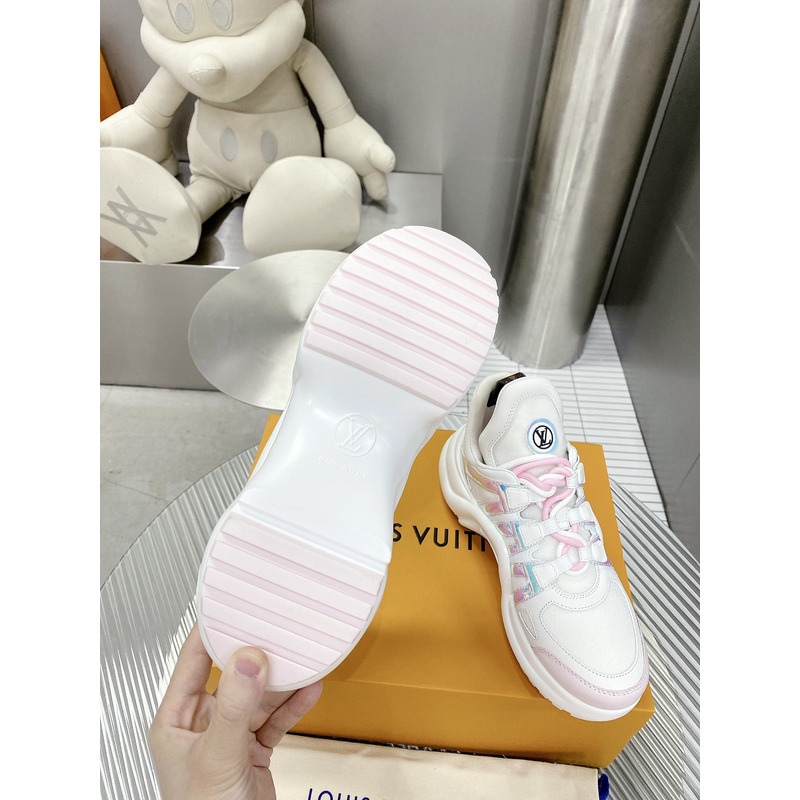 l**is V*t*n lv archlight trainers white/pink