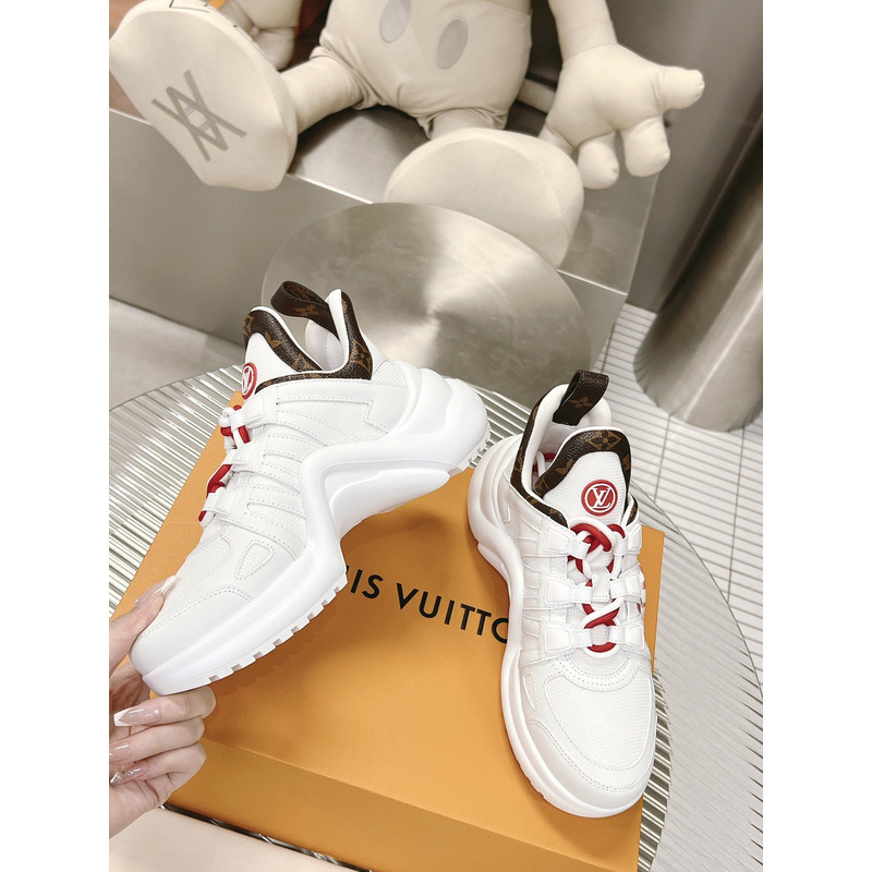 l**is V*t*n lv archlight trainers white lv heart