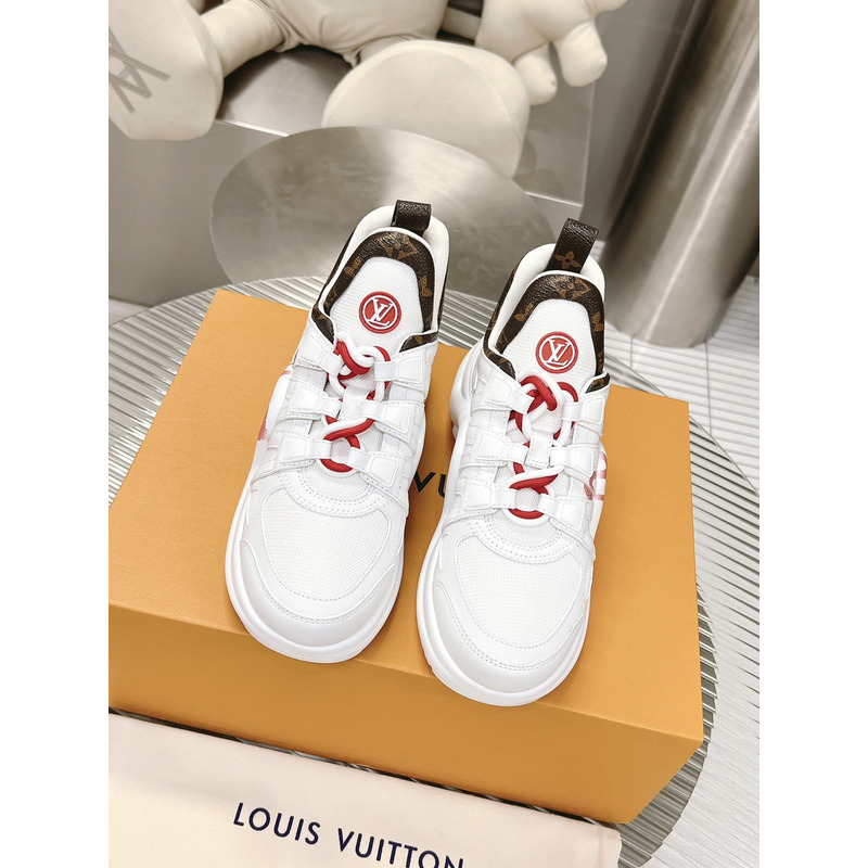 l**is V*t*n lv archlight trainers white lv heart