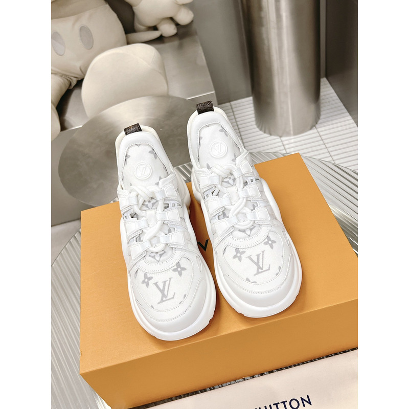 l**is V*t*n lv archlight trainers white monogram