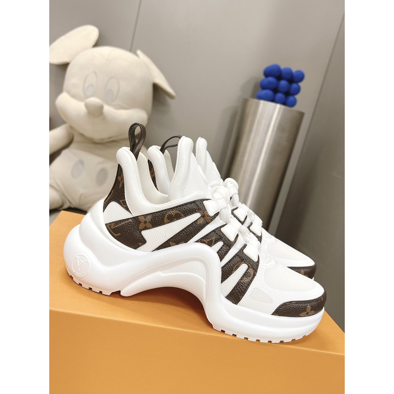 l**is V*t*n lv archlight trainers white monogram