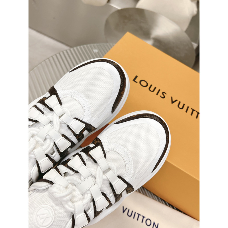 l**is V*t*n lv archlight trainers white monogram