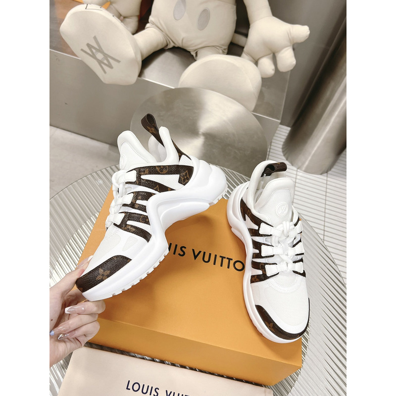 l**is V*t*n lv archlight trainers white monogram