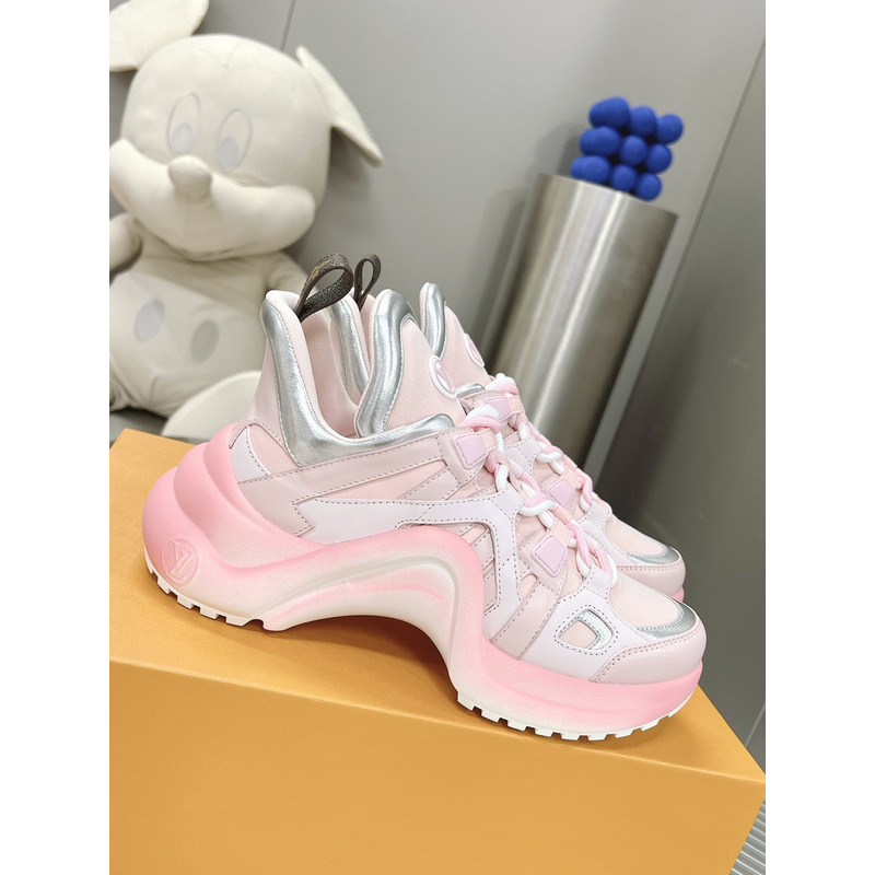 l**is V*t*n lv archlight trainers pink silver