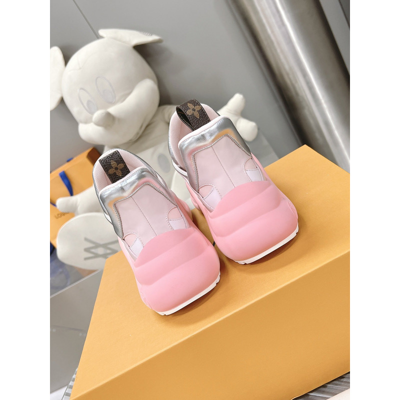 l**is V*t*n lv archlight trainers pink silver