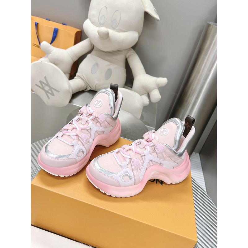 l**is V*t*n lv archlight trainers pink silver