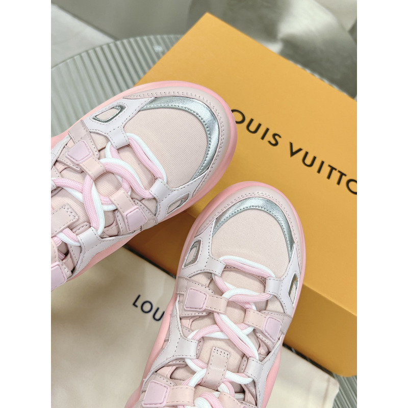 l**is V*t*n lv archlight trainers pink silver