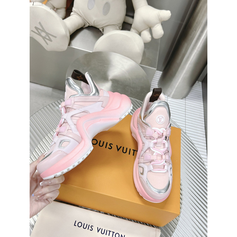 l**is V*t*n lv archlight trainers pink silver