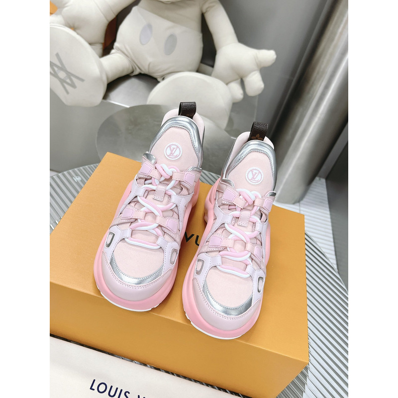 l**is V*t*n lv archlight trainers pink silver