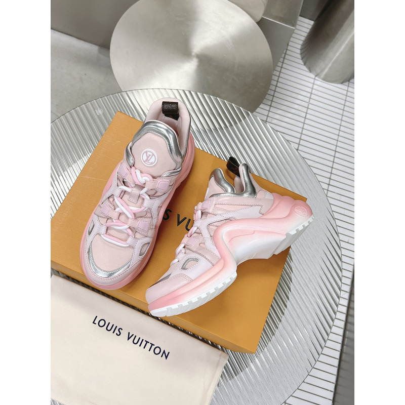 l**is V*t*n lv archlight trainers pink silver