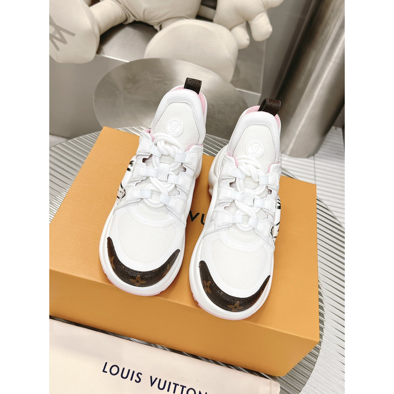 l**is V*t*n lv archlight trainers white signature monogram