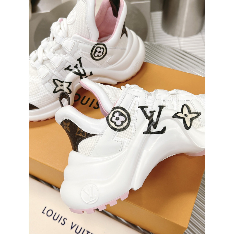 l**is V*t*n lv archlight trainers white signature monogram