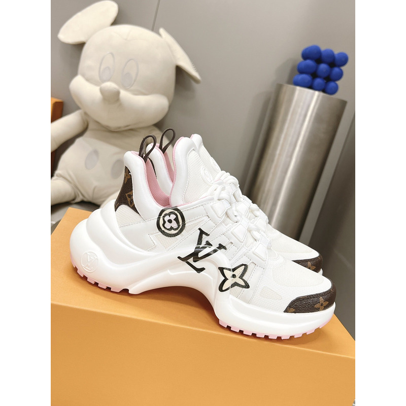 l**is V*t*n lv archlight trainers white signature monogram