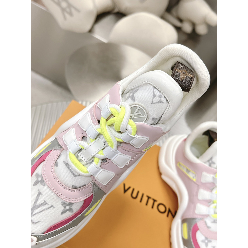 l**is V*t*n lv archlight trainers pink white monogram