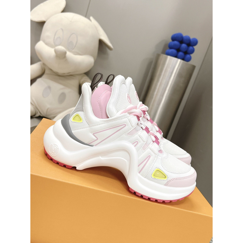 l**is V*t*n lv archlight trainers white/light pink