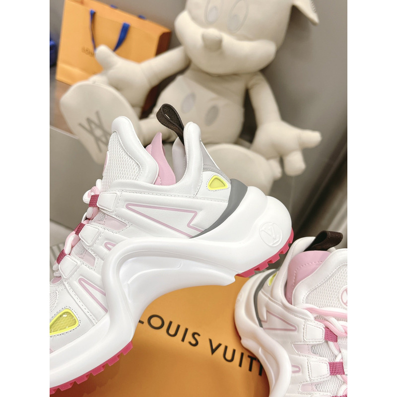 l**is V*t*n lv archlight trainers white/light pink