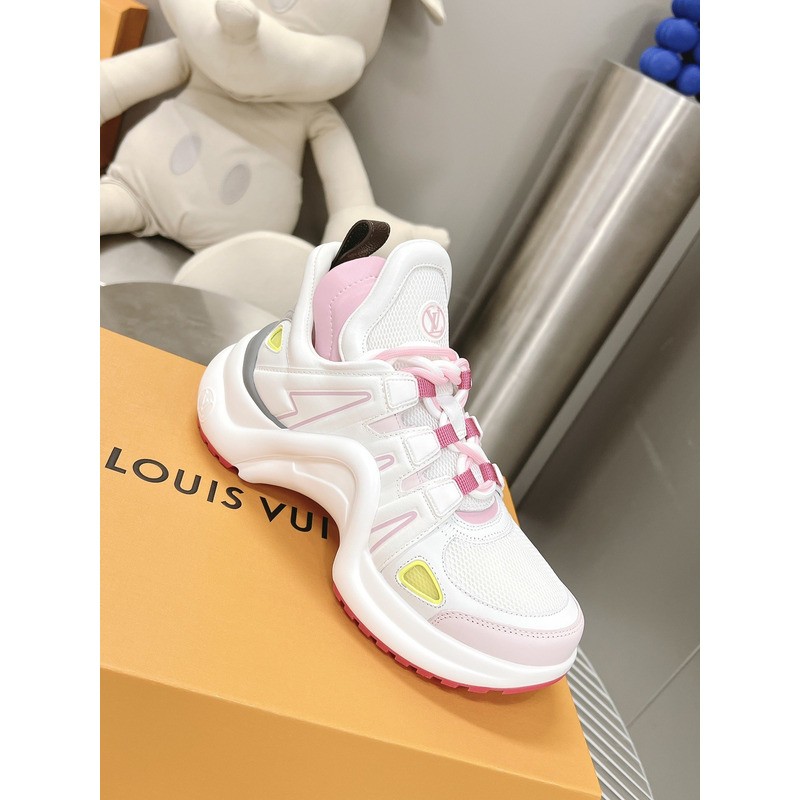 l**is V*t*n lv archlight trainers white/light pink