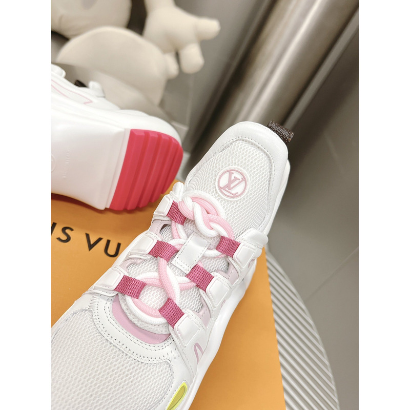 l**is V*t*n lv archlight trainers white/light pink