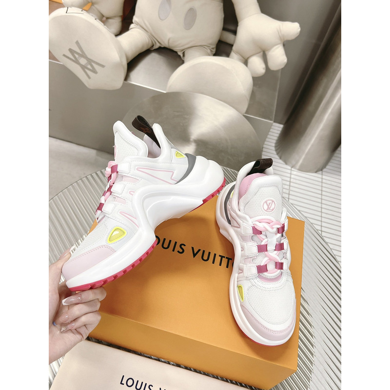 l**is V*t*n lv archlight trainers white/light pink