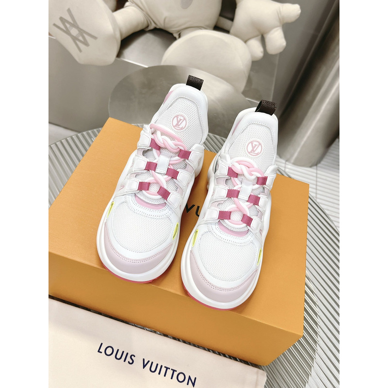 l**is V*t*n lv archlight trainers white/light pink