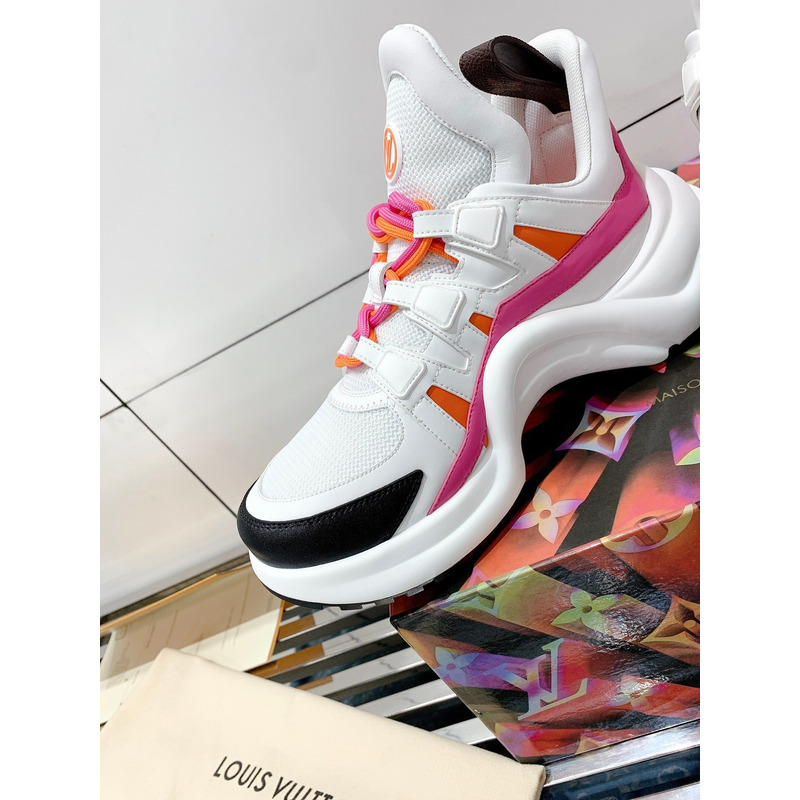 l**is V*t*n lv archlight trainers pink orange