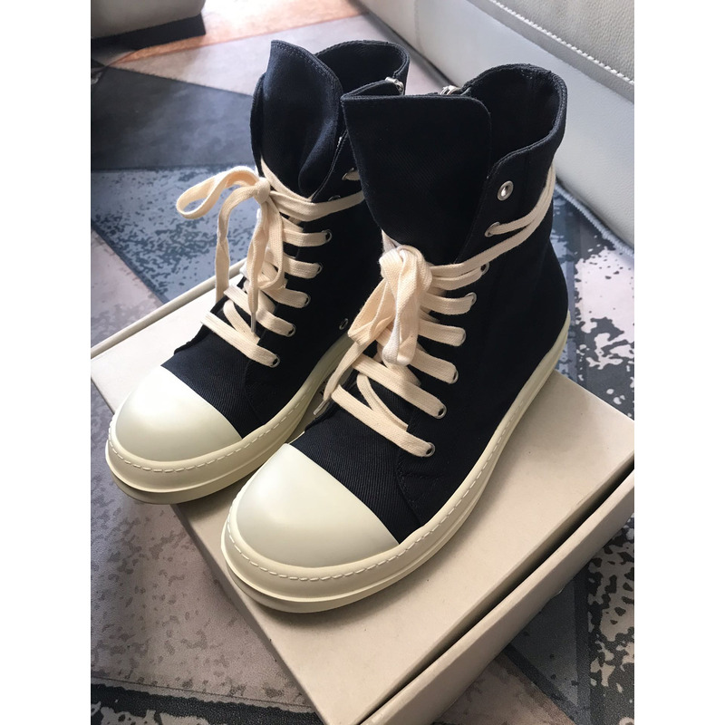 Rick Owens  Drkshdw Ramones Cargo Sneakers Black