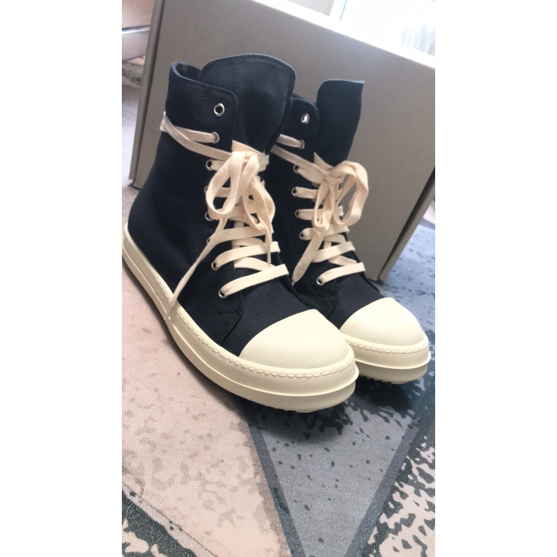 Rick Owens  Drkshdw Ramones Cargo Sneakers Black