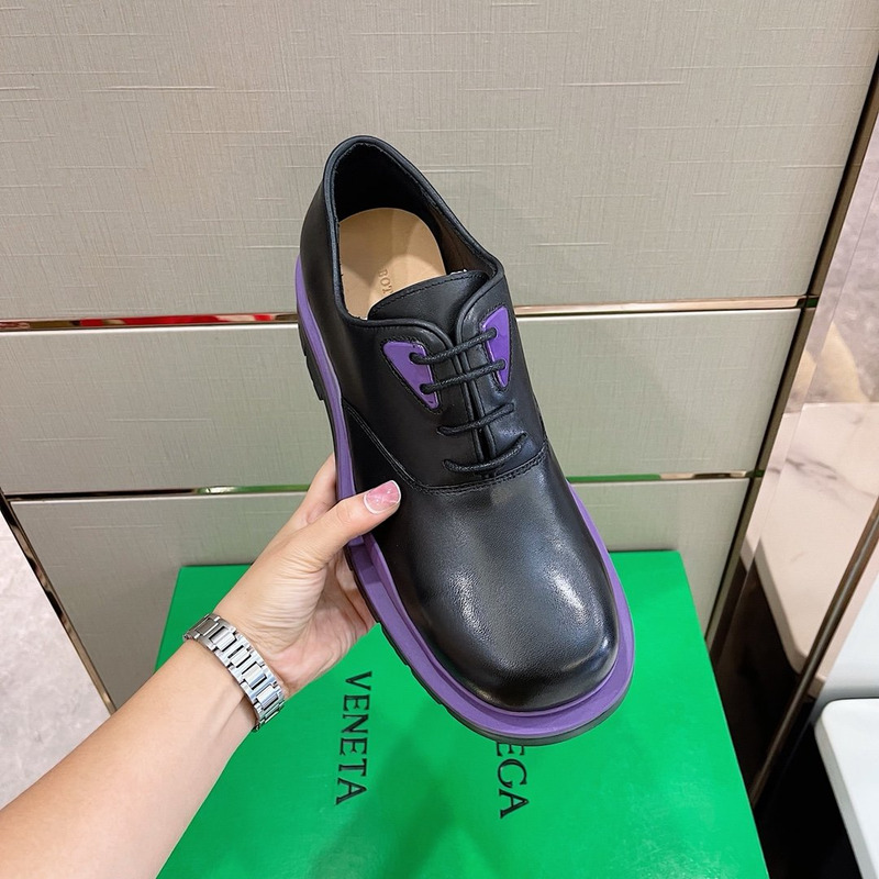 Bo*te*ga ve*ne*ta tire shoes black and purple