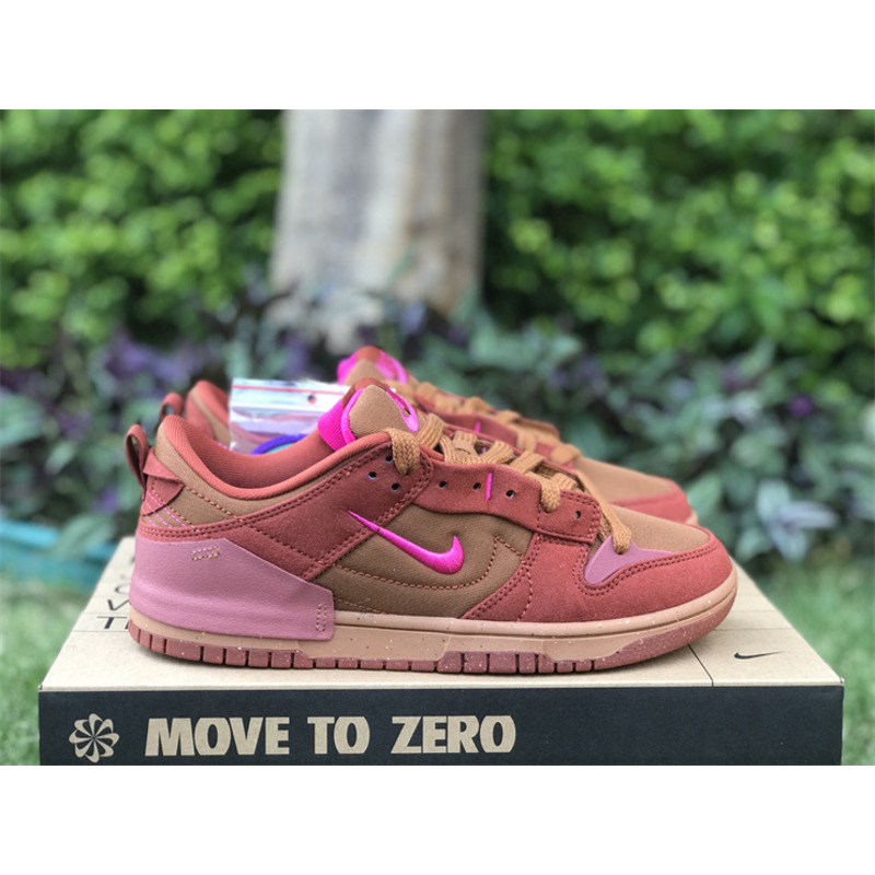 Nike Dunk Low Disrupt 2 in Brown Pink