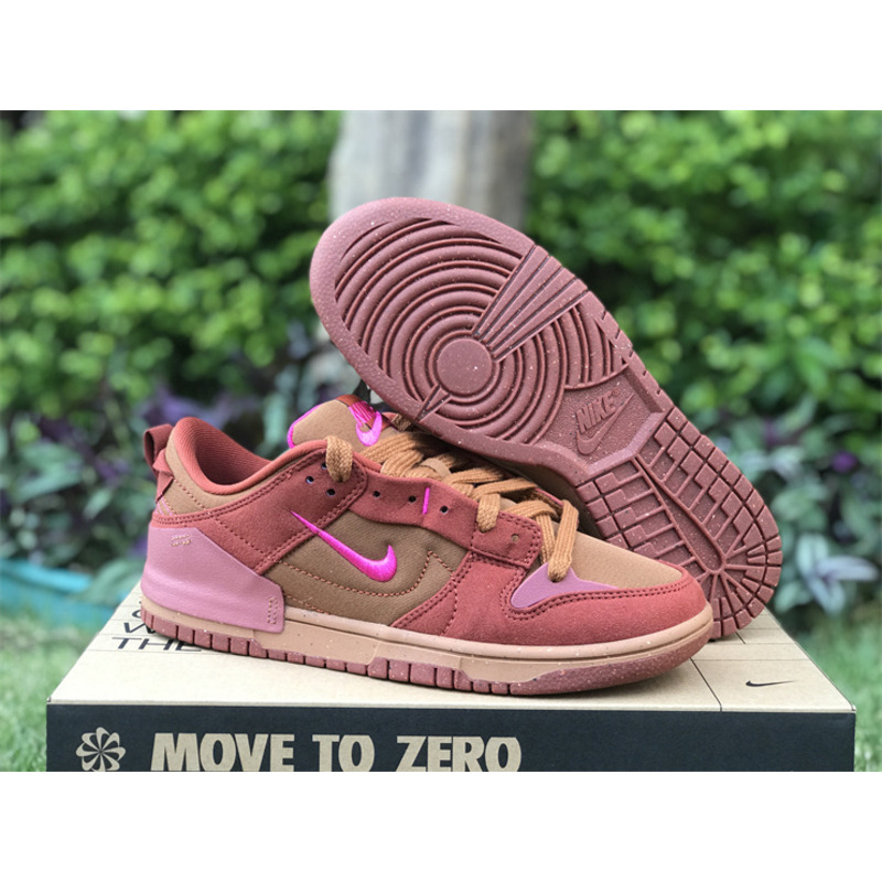 Nike Dunk Low Disrupt 2 in Brown Pink