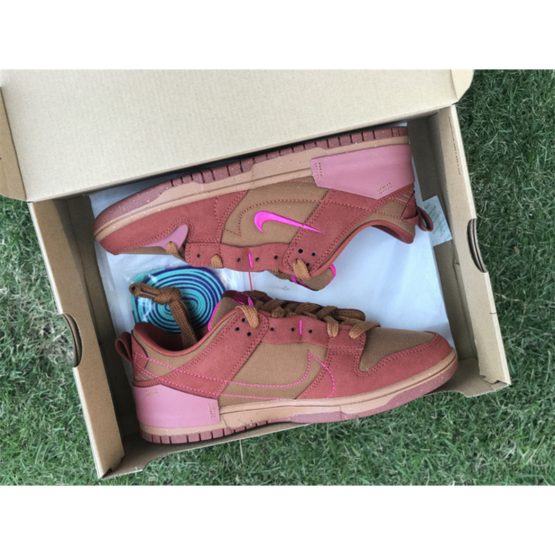 Nike Dunk Low Disrupt 2 in Brown Pink