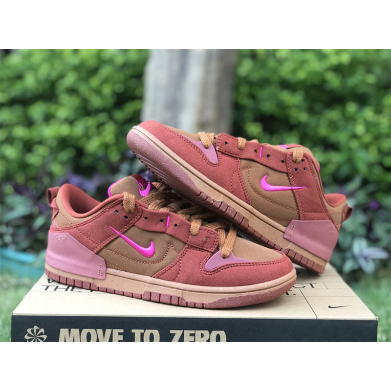 Nike Dunk Low Disrupt 2 in Brown Pink