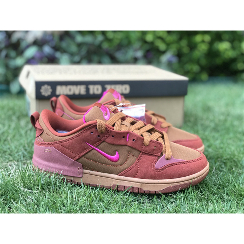 Nike Dunk Low Disrupt 2 in Brown Pink