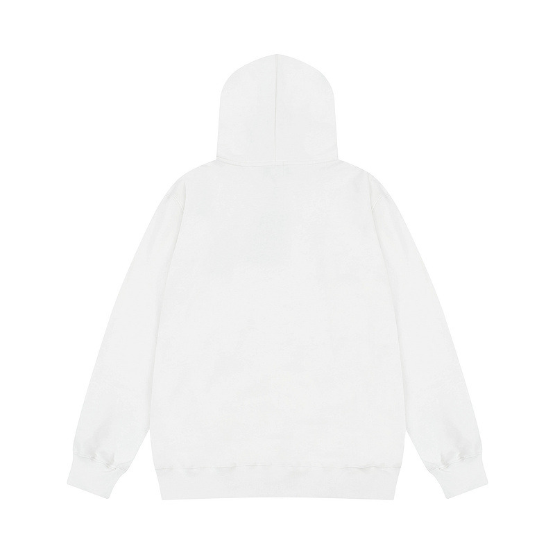 Ba*len*cia*gax g*u*i logo printing hoodie white