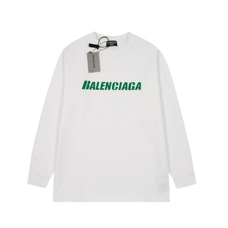 Ba*len*cia*ga sweatshirt green and white