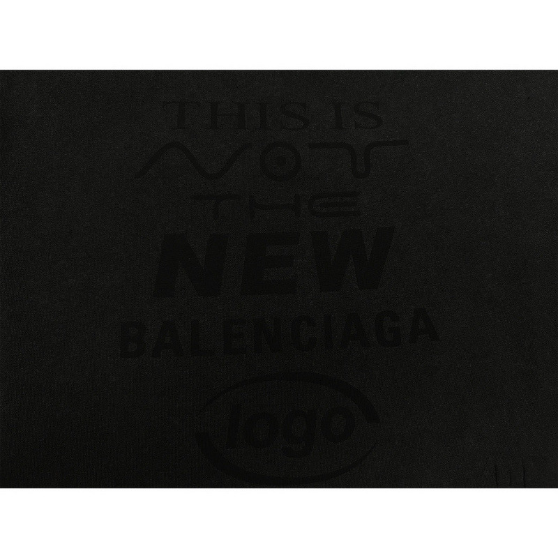 Ba*len*cia*ga this is not logo sweatshirt in black