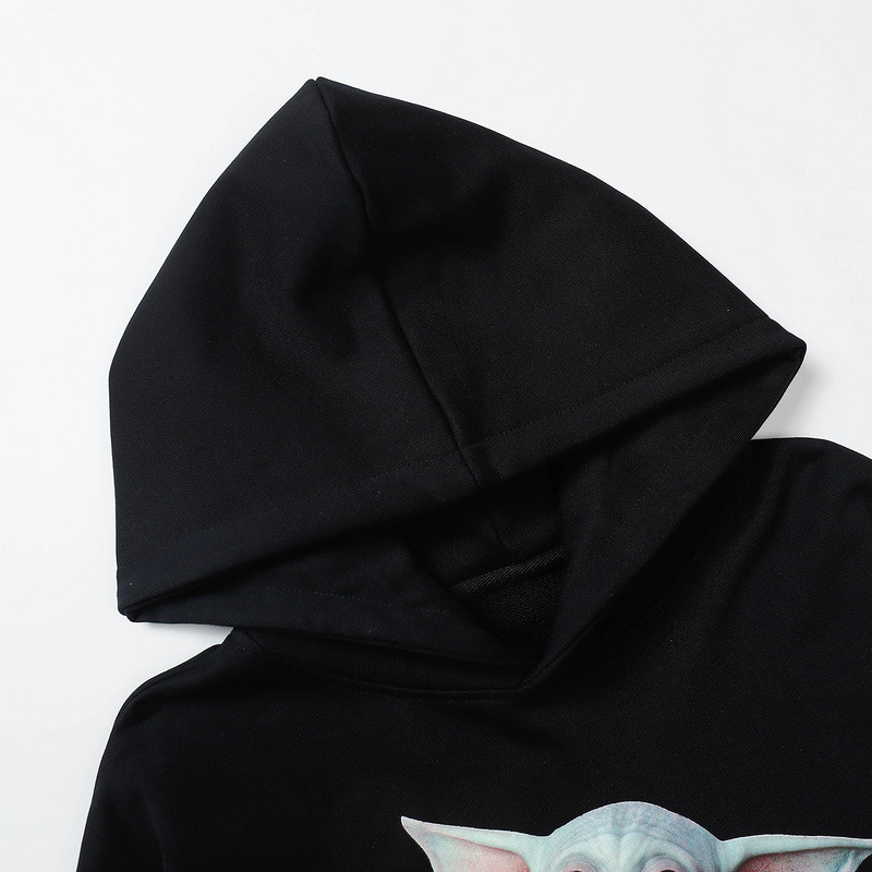 Ba*len*cia*ga yoda hoodie black