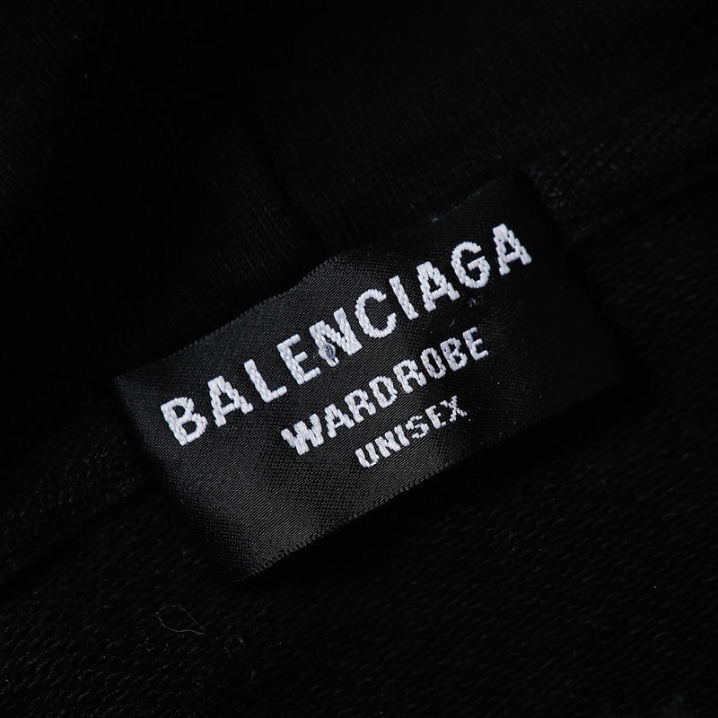 Ba*len*cia*ga x rammstein hoodie black